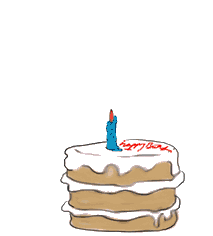 Gif animé joyeux anniversaire comique